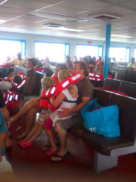 Block Island Ferry -Life Jackets