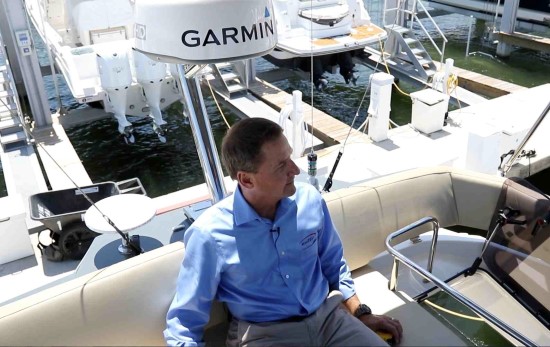 Bavaria R40 Fly radar antenna