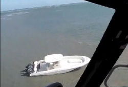 Center Console Aground