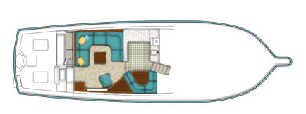 Ocean Yachts 54 Galley Plan