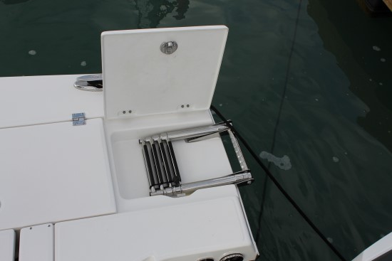 Robalo 246 Cayman swim ladder