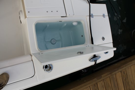 Robalo 246 Cayman insulated livewell