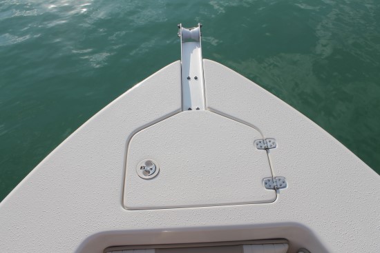 Sea Chaser 24 HFC anchor hatch closed