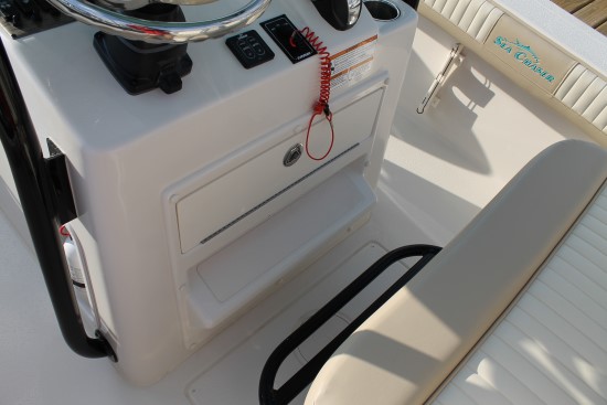 Sea Chaser 24 HFC molded footrest