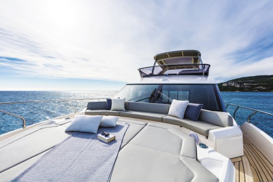 Absolute 58 Fly teak decking