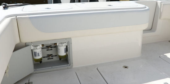 Andros Boatworks Offshore 32 fuel separator