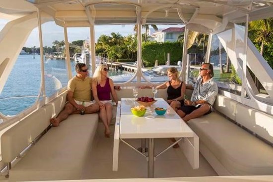 Aquila 48 fly bridge table