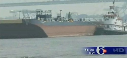 barge and duck collision