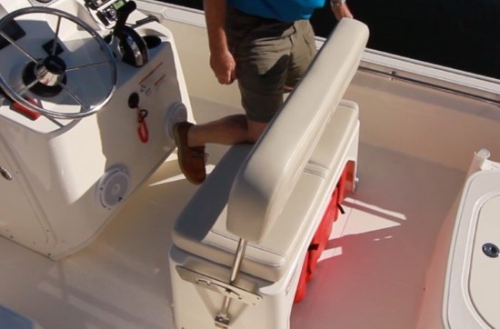 Boston Whaler 150 Montauk Backrest Position 2