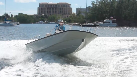 Boston Whaler 150 Montauk Stability