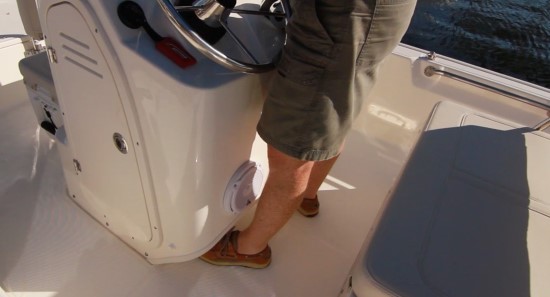 Boston Whaler 150 Montauk Cutout Toe-Kick