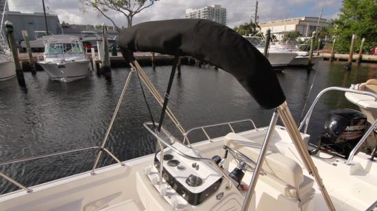 Boston Whaler 170 Montauk bimini