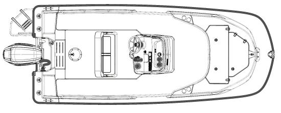 Boston Whaler 170 Montauk layout