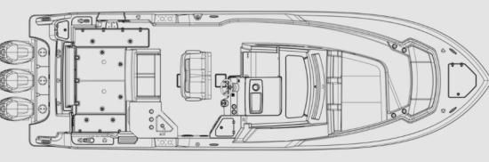 Boston Whaler 350 Realm drawing