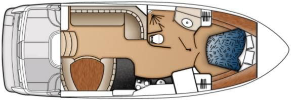 Carver 36 Mariner Interior