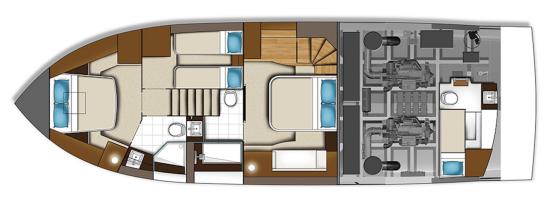 Carver C52 Command Bridge accommodations