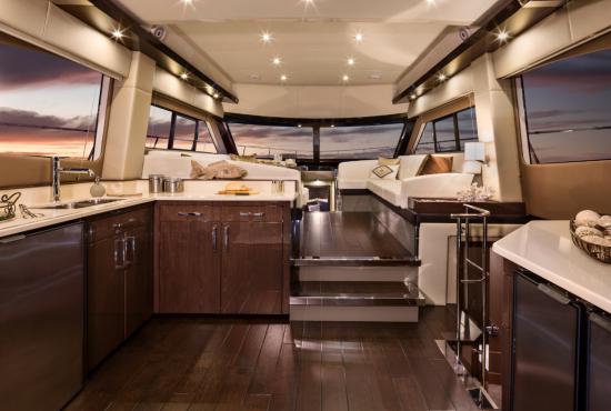 Carver C52 Command Bridge galley