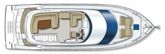Carver C52 Command Bridge layout