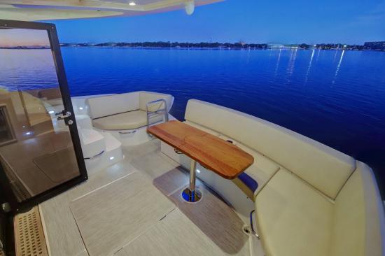 Carver C52 Command Bridge stairs