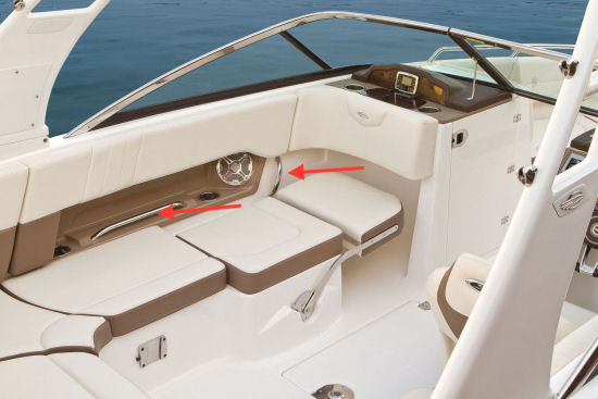 Chaparral 227 SSX backrest