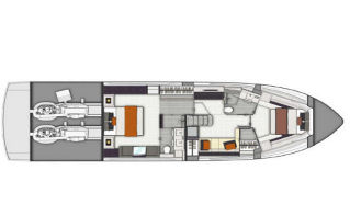 Cruisers Yachts 60 Cantius Interior