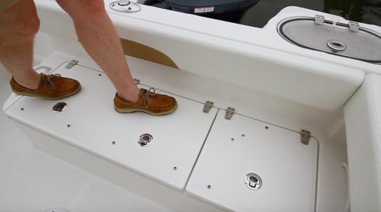 EdgeWater 230CC deck