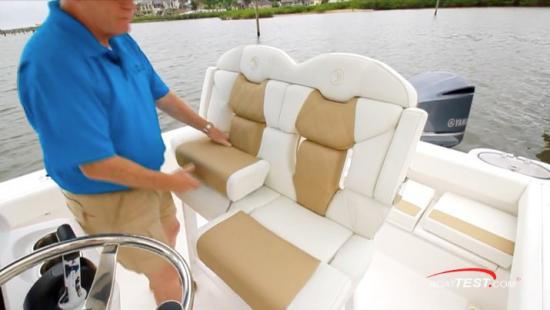 EdgeWater 230CC helm seats