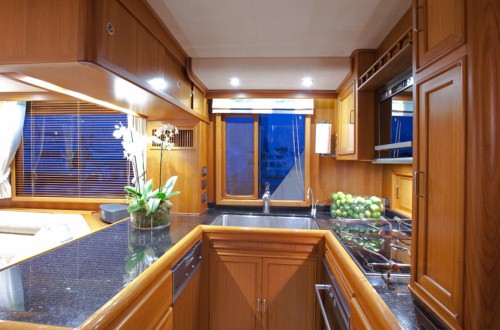Fleming 55 galley