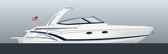 Formula 330 Crossover Bowrider standard A graphics