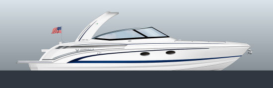 Formula 330 Crossover Bowrider standard B graphics