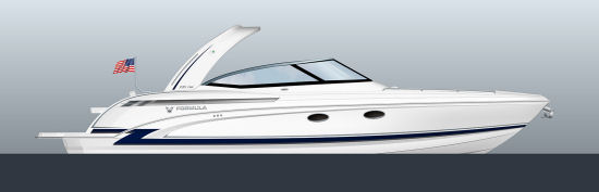Formula 330 Crossover Bowrider standard C graphics