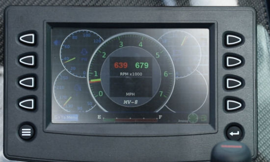 Formula 350 FX CBR display