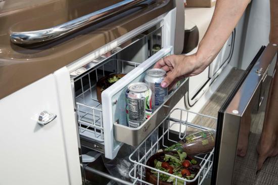 Formula 350 Sun Sport refrigerator