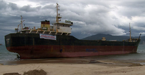 Freighter Aground