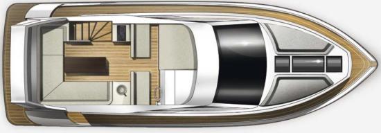 Galeon 420 Fly fly layout