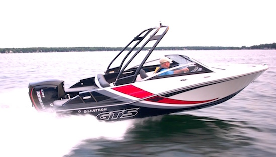 Glastron GTS 180 running shot