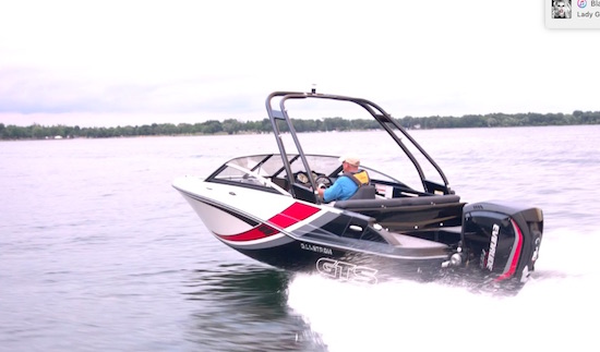 Glastron GTS 180 running shot