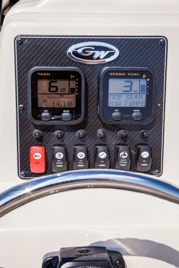 Grady-White Fisherman 180 helm panel