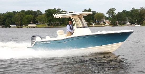 Grady-White Fisherman 216 running