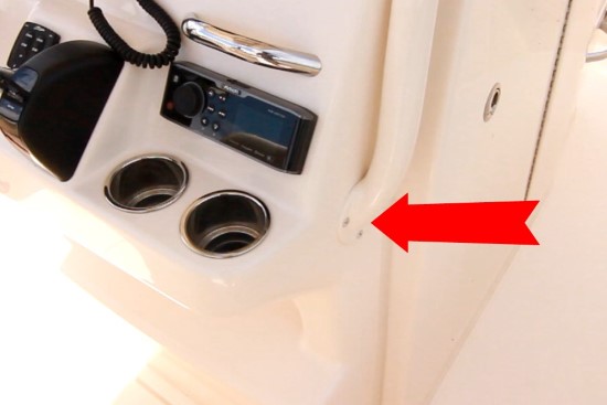 Grady-White Fisherman 216 ttop supports