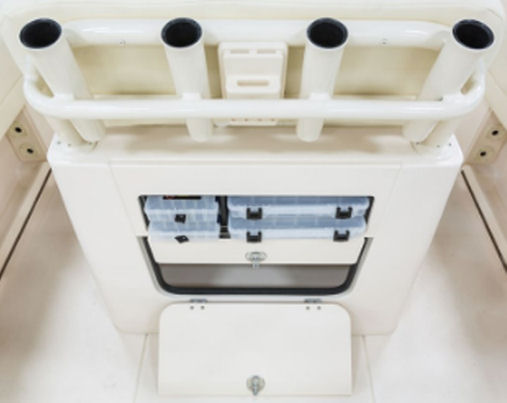 Grady-White Fisherman 216 tackle boxes