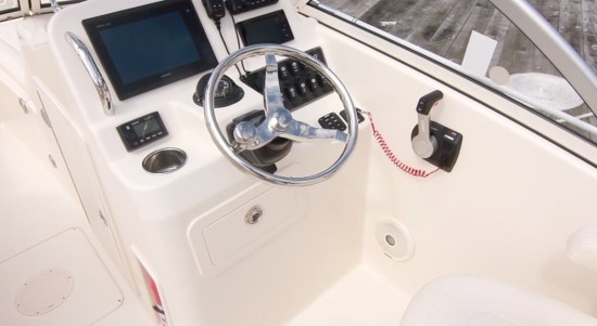 Grady-White Freedom 215 Helm Console Layout