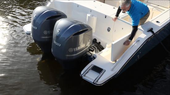 Grady-White Freedom 325 ladder