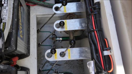 Grady-White Freedom 325 thru hull