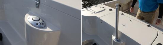 Grady-White Freedom 325 tow pylon