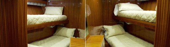 Hargrave 116 Raised Pilothouse crew cabins