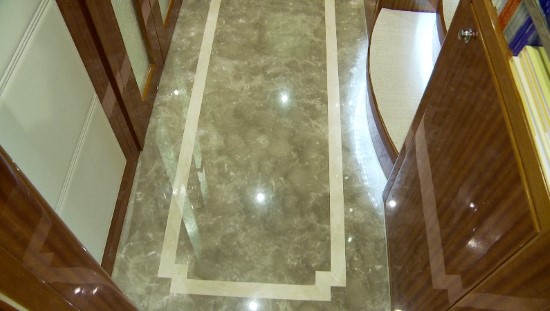 Hargrave 116 Raised Pilothouse marble floor