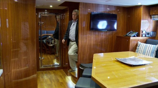 Hargrave 116 Raised Pilothouse stairs