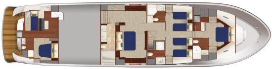 Hatteras M90 Panacera accommodations
