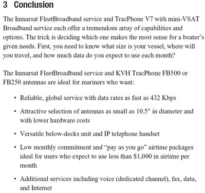 Imnarsat Conclusion